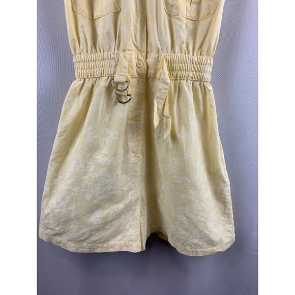 Heres A Hug Yellow Cotton Romper S - Picture 4 of 5